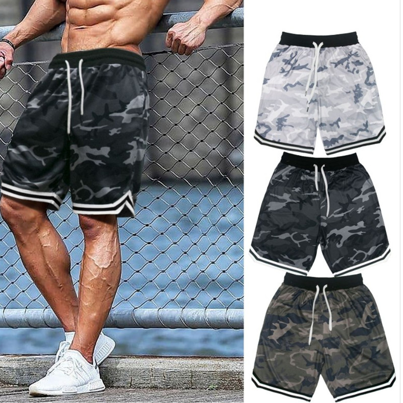 

Mens Casual Cool Short Pants Mens Gyms Fitness Bodybuilding Loose Shorts Male Jogger Workout Quickdry Summer Breechcloth WZFJM, Black