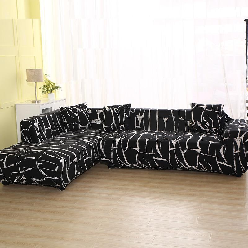 

Chair Covers 22 Sofa Cover Stretch Furniture Set 4 Seat Elastic Geometric Pattern