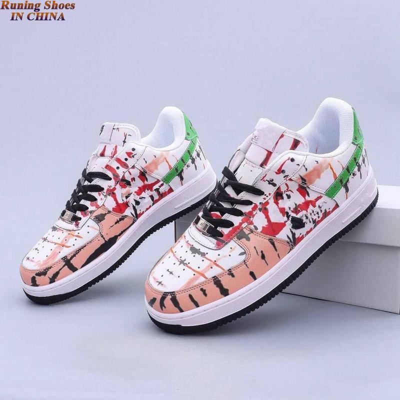 

2021 30 New Colors One 1 Dunk Running Shoes for Men Women Black White Pink Sneakers Ones High AF1 07 Low Cut Wheat Brown Sports Fashion