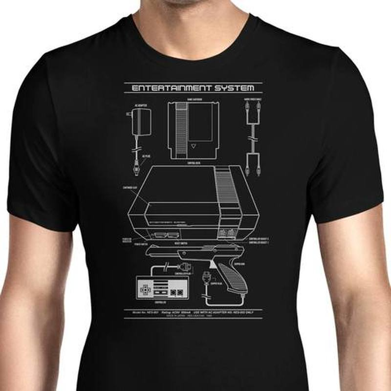 

Round Neck Short Sleeve Men and Women Ins Wind Short Sleeve Robot Ins Wind Pattern Loose Styles, White;black