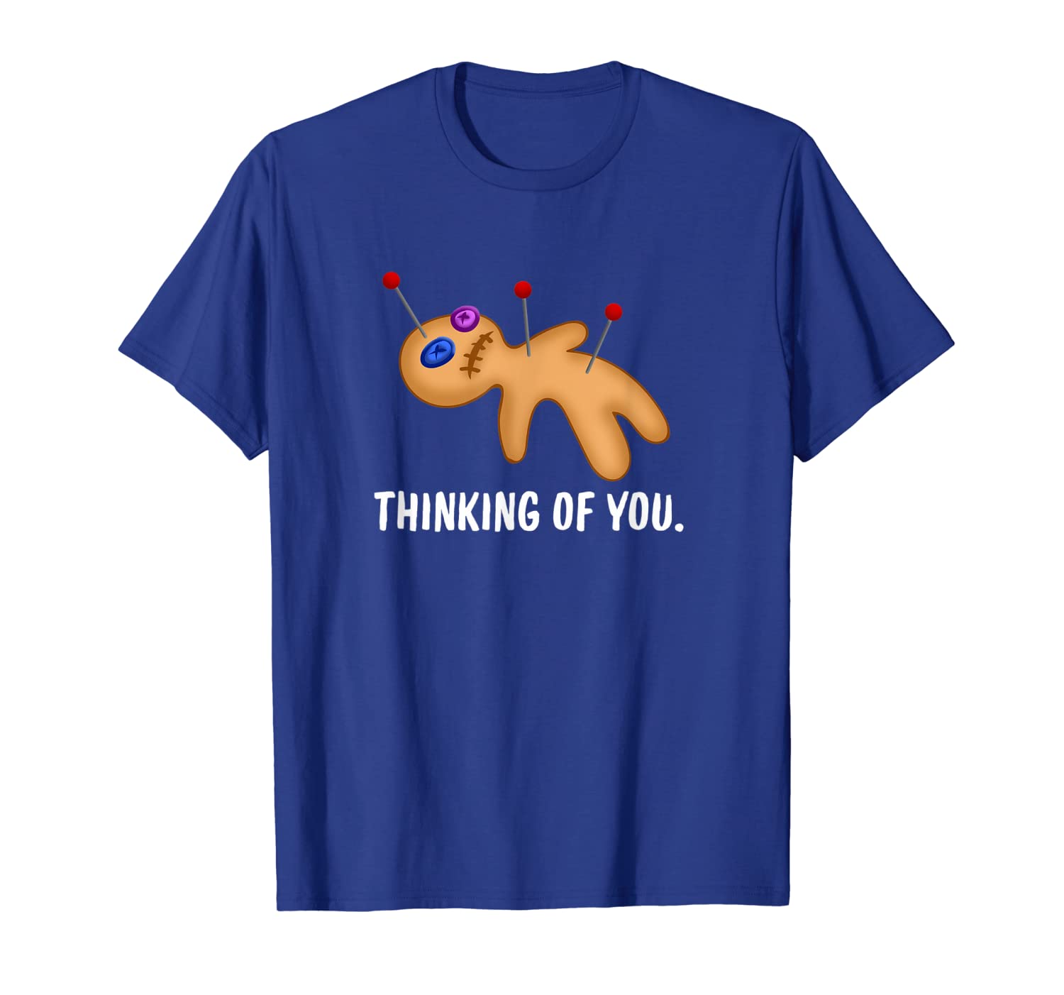 

thinking of you voodoo doll shirt, funny gifts t-shirt, White;black