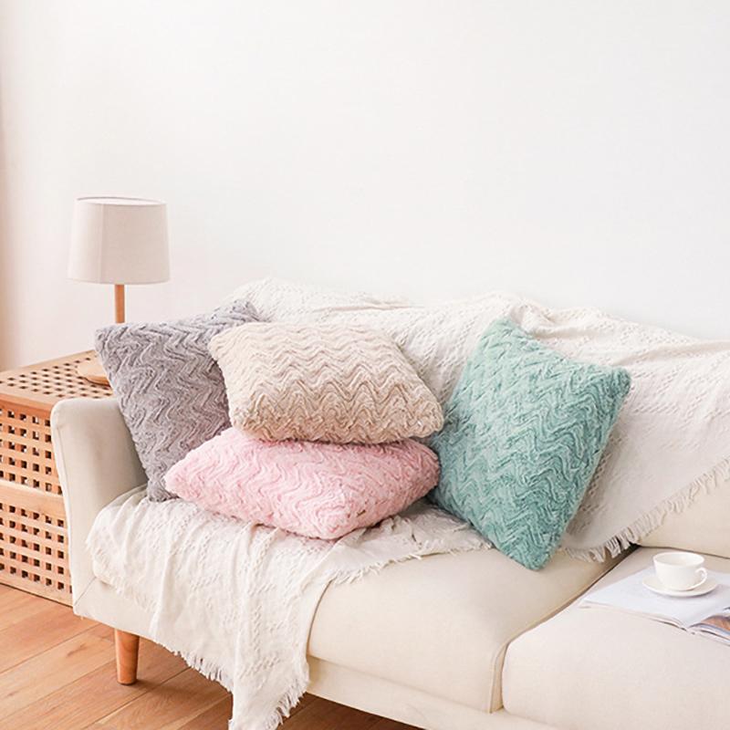 

Cushion/Decorative Pillow Flannel 45x45 Comfort Thickness Blanket Cushion Car Home Office Sofa Bedding Backing Block Good Sleeping Afternoon
