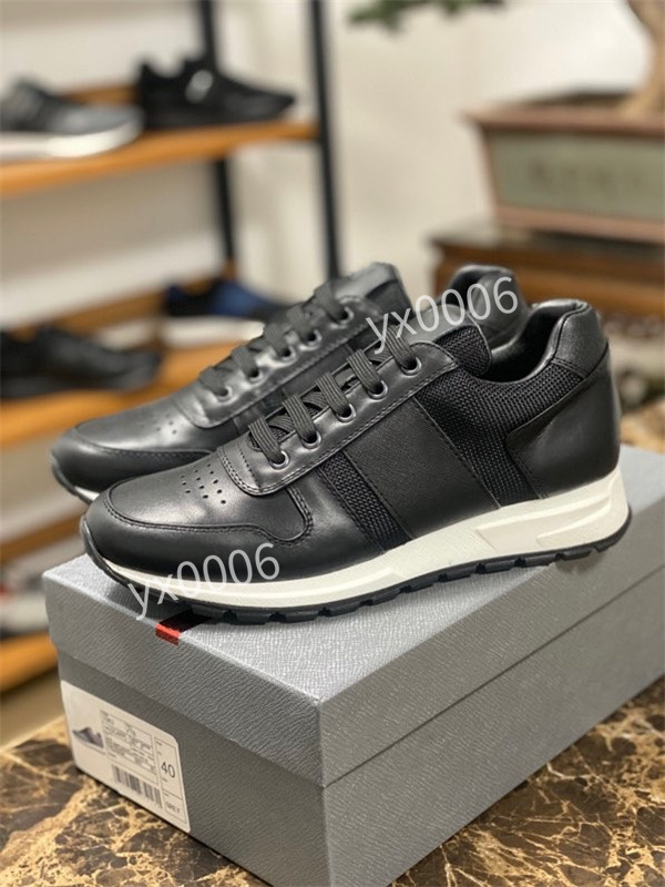 

Top Quality Women Luxurys Designers Shoes White Printed Calf Leather Casual Shoe Trainers Pink Blue Runner Time Out xg210704, Choose the color