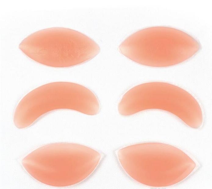 

2021 Breast Pad Chicken Fillets Silicone Breast Enhancers Bra Insert Pad OPP Bag Package Silicone breast pads