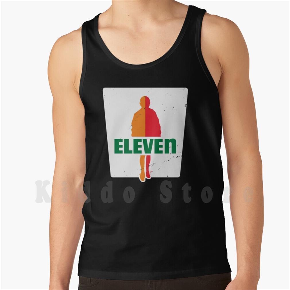 

0 eleven tank vest sleeveless 11 hawkins the upside down jane hopper nostalgia 1980s tv demogorgon, White;black