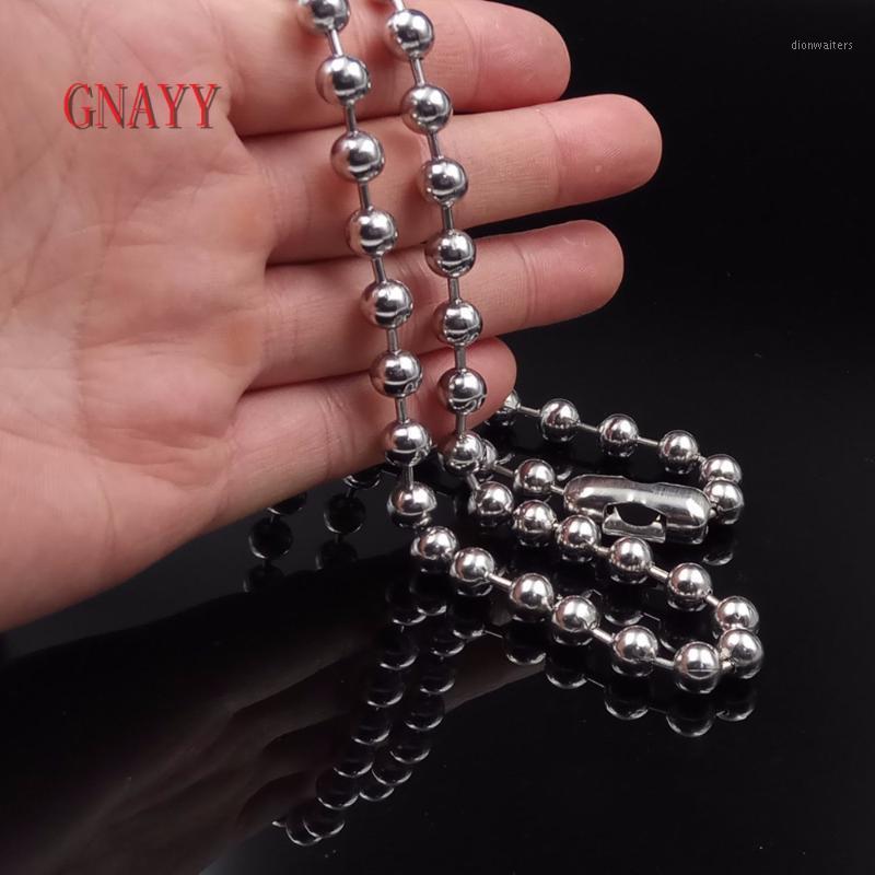 

Jewelry Shiny Stainless Steel Beads Chain Necklace 6mm/8mm Wide 18 Inch-32 Inch Choose Chains