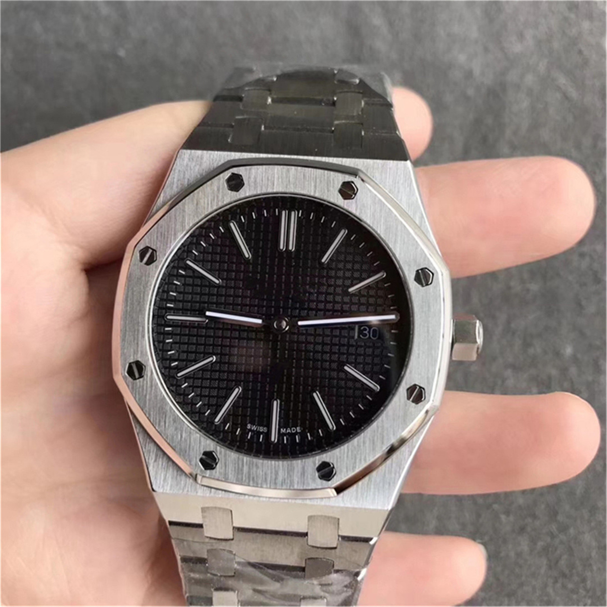 

JF Luxury Watch Cal.2121 Automatic Moves Mens Watches diameter 39MM fine steel watchband calendar luminous