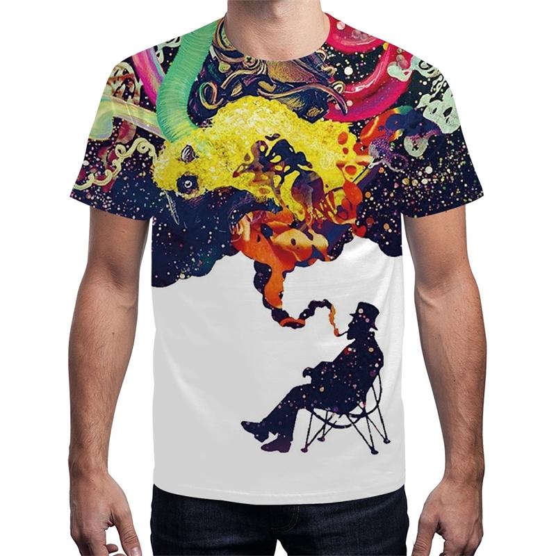 

Men' T-Shirts Overseas Short Sleeve T-shirt Round Neck Printing Casual Youth Trend, B121-192