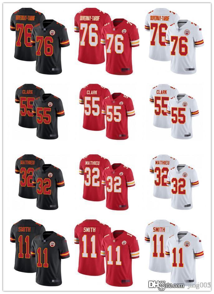 

Men Women Youth Football Jersey 11 Alex Smith 55 Frank Clark 76 Laurent Duvernay-Tardif 32 Tyrann Mathieu Black red White Yellow