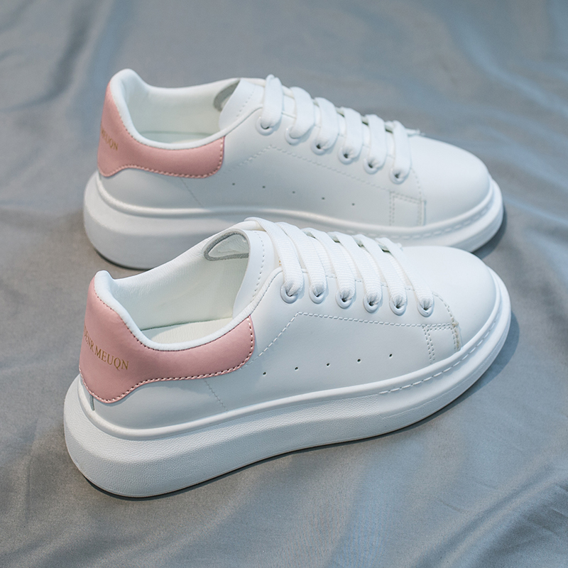 

Shoes Women Fashion Breathable White Shoes Women Flat Sneakers Damping Outdoor Sports Trainers Female Platform Walking Shoes