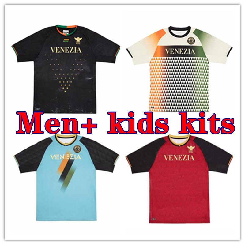 

2021 2022 Venezia FC Soccer Jerseys #10 ARAMU #11 FORTE #27 BUSIO #7 MAZZOCCHI Venice home away 3rd Football shrit 21 22 Adukt Kids Kit Uniforms, 4th + 3 patch