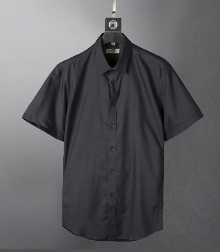 

2021 Luxury Designer Men's Short Sleeve Shirt Pure Cotton Zebra Print Deluxe Casual Slim Fashionista S-3XL #001, Logistics price difference special subsi