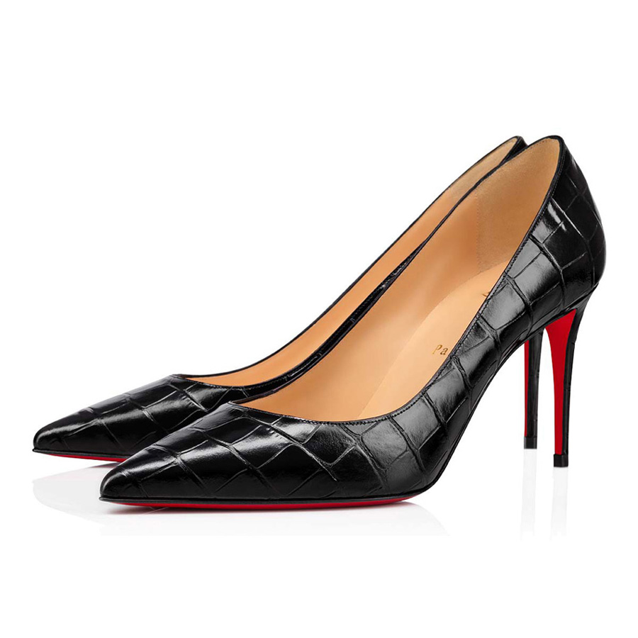 

Luxury Red Bottom Sandals Pumps Kate 85-100 mm Summer Classic Women High Heels Dress Shoes Wedding Party Elegant Ladies Black Leather Stripe