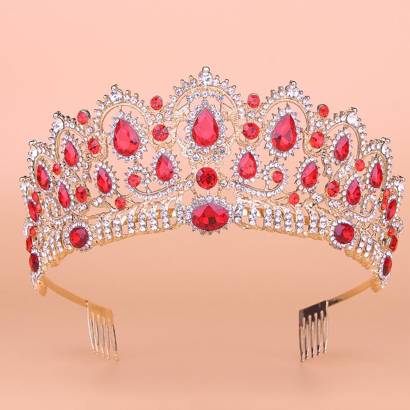 

Headpieces Bridal Tiara Crown Metal Diamond Wedding Hair Accessories