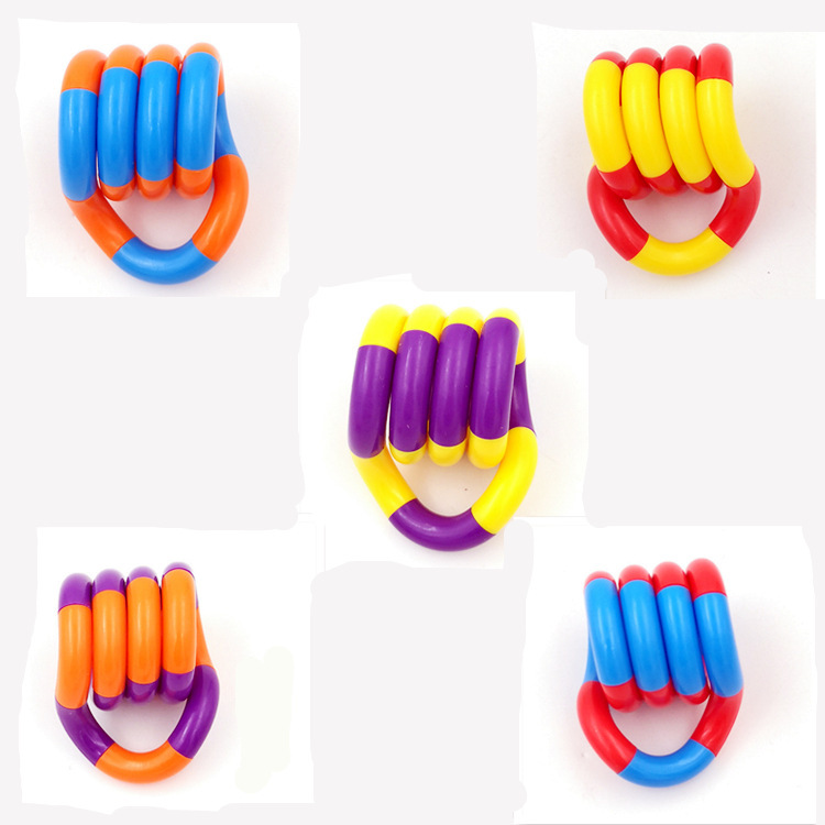 

DHL ship Tangles Fidget Toys Relax Therapy Stress Relief Feeling Winding Toy Decompression Educational Brain Imagine Tools to Focus