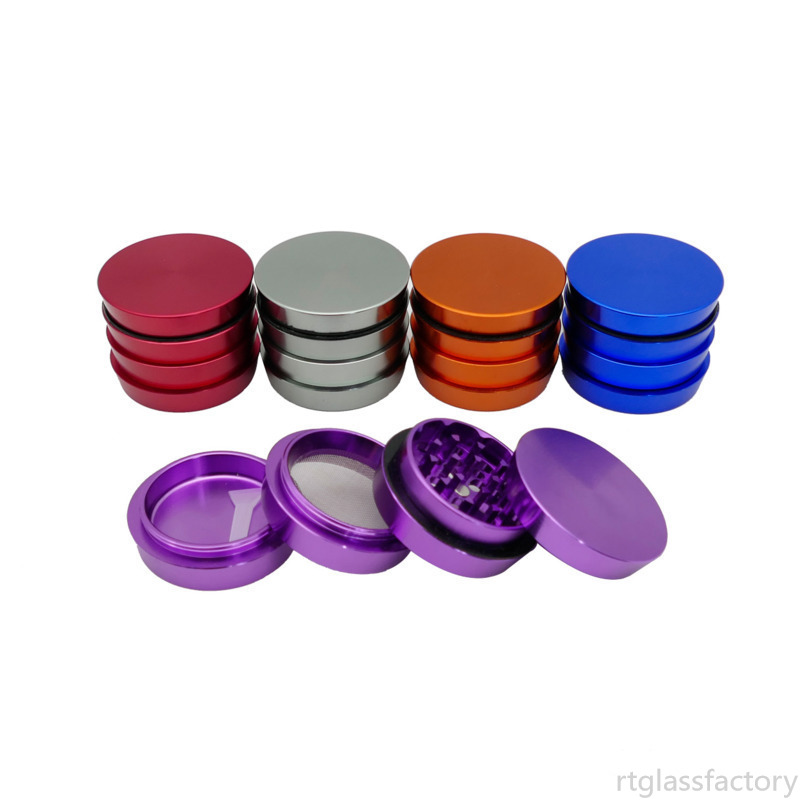 

Smoking Accessories Aviation aluminum herb grinder 50mm 4-layer tower type crusher