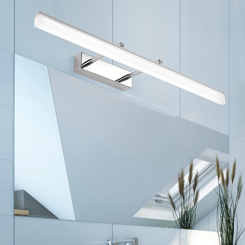 

Wall Lamps Modern Led Lamp Golden/Chrome/Black 40CM9W/50CM12W Mirror Front Light Aluminum Bathroom Vanity Lights Toilet Makeup