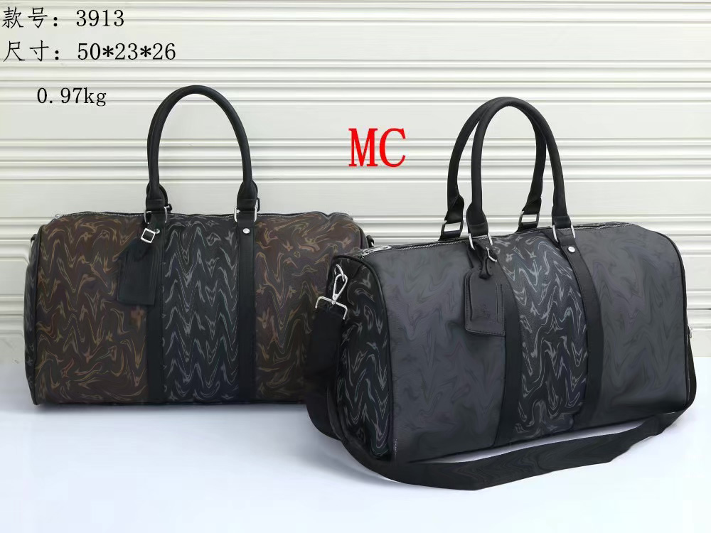 

2021 luxury fashion men women high-quality travel duffle bags brand designer luggage handbags With lock large capacity sport bag 50CM