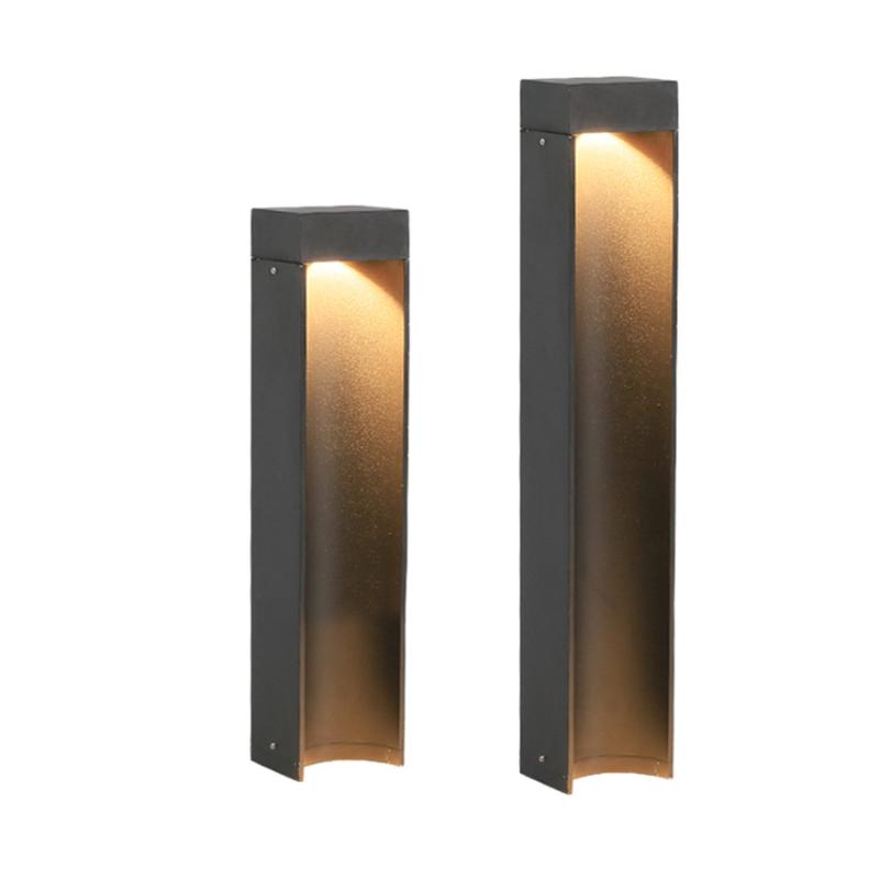 

Lawn Lamps 40/60CM Outdoor Aluminum LED Bollard Light Landscape Exterior Stand Post Lights Modern Garden Yard Pathway