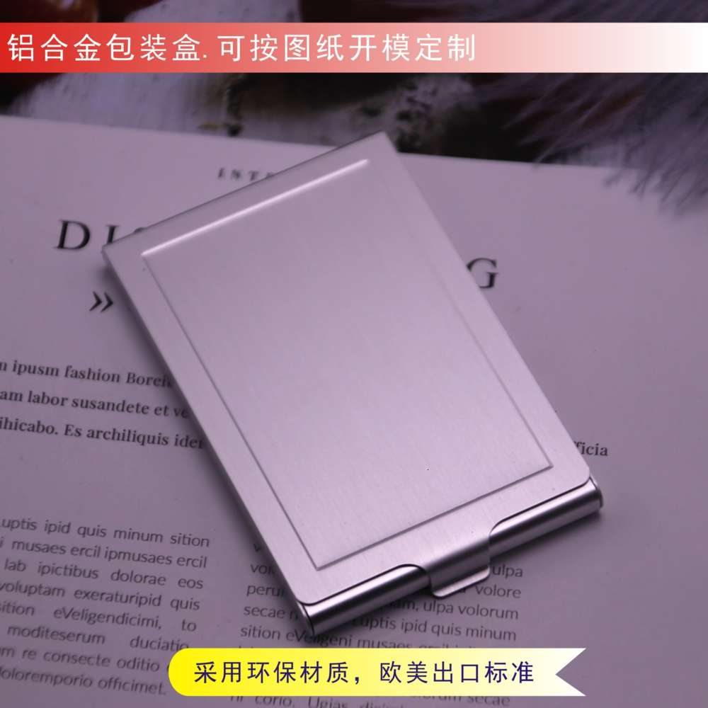 

Cigarette case Metal alloy environmental protection aluminum cigarette pen box, cosmetics testing instrument packaging
