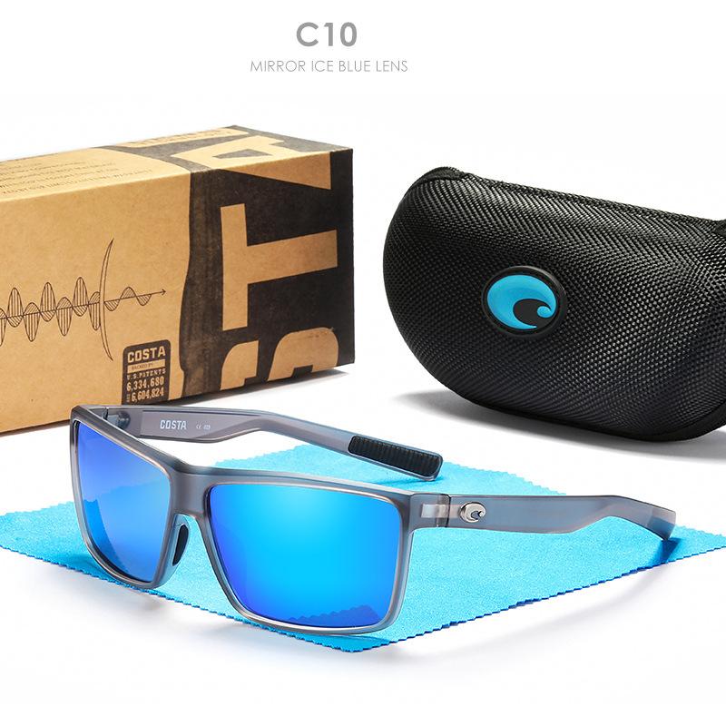 

Classic costa sunglasses mens 9035_580P Polarized UV400 PC Lens high quality Fashion Brand Luxury Designers Sun glasses for women TR90 & Sil, White;black