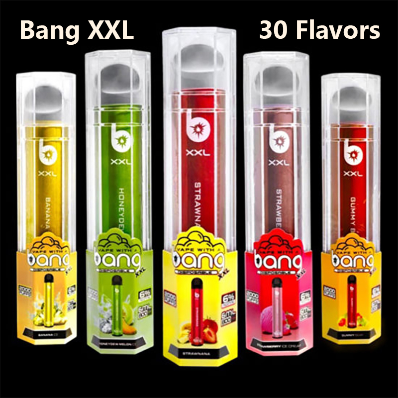 

BANG XXL 2000 Puffs Disposable Vape XXtra Power 6ml 6% Strength Vaporier Prefilled Pod Device Hot Electronic Cigarettes 30 Flavors IN STOCK