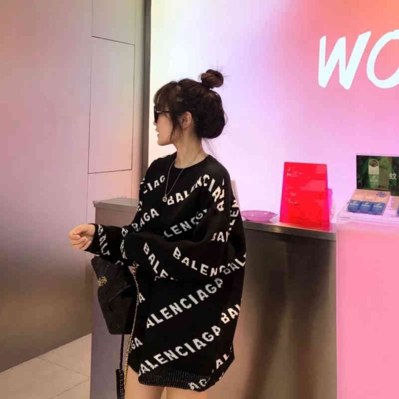 

Banlencaigas fashion men's sweaters hoodies Paris sweater women's new autumn and winter loose wear ins women's sweater trendy net red versatile sweater, Beige