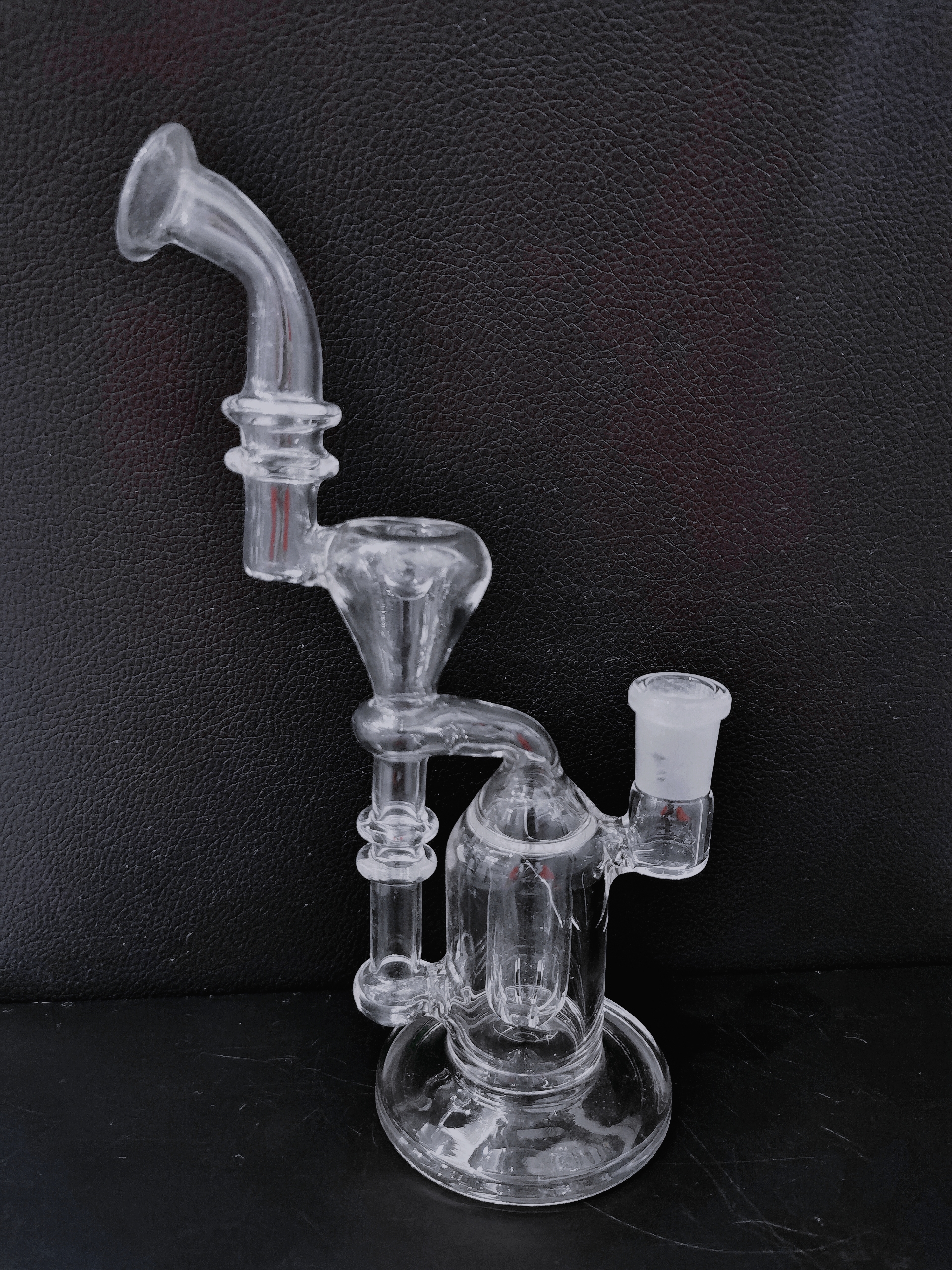 

Glass Bong Smoke Pipe Clear Recycler