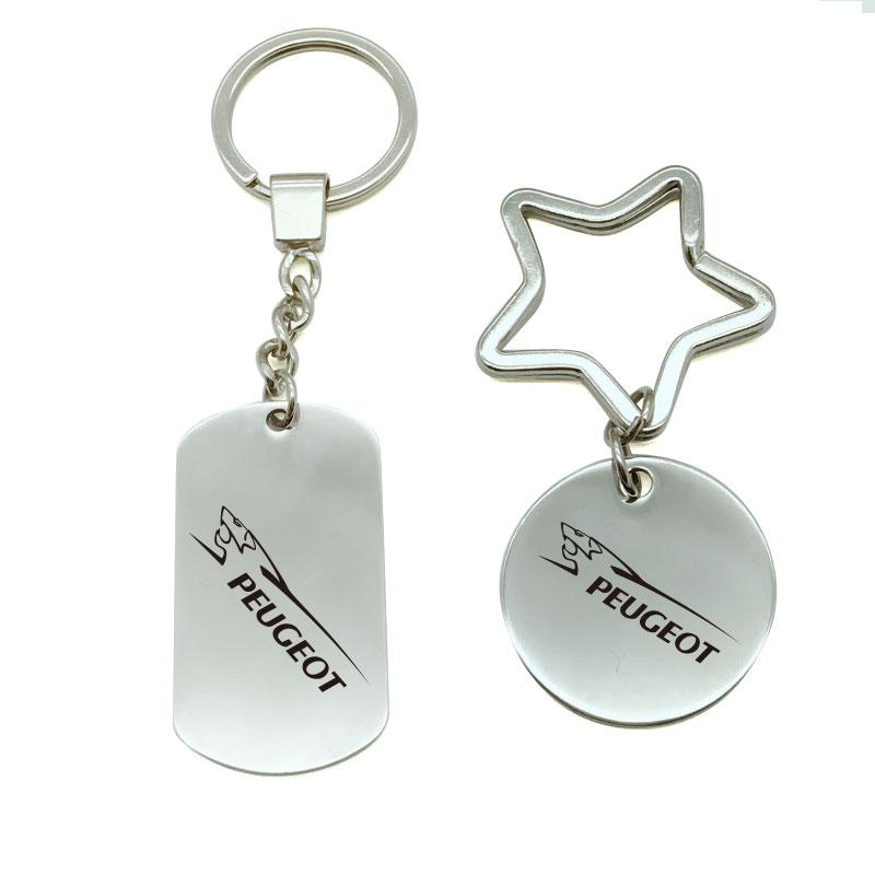 

Keychains For Peugeot Key Chain Men Women Trinket Car Ring Keychain Jewelry Gift Metal On Bag