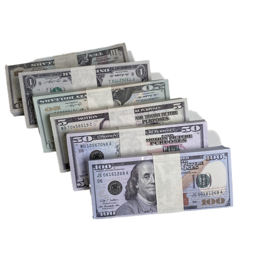 

Replica US Fake money kids novelty toy family paper banknote toys 100pcs/lot