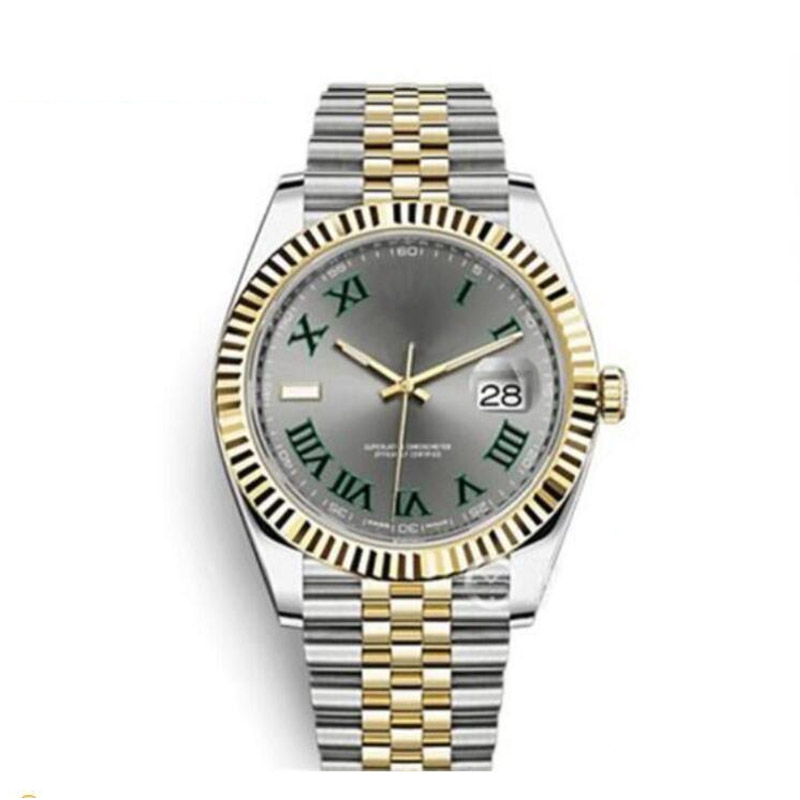 

Men's montre de luxe automatic watch classic men's Day-Date watch 40 mm all stainless steel 5ATM waterproof super bright orologio di lusso, 02