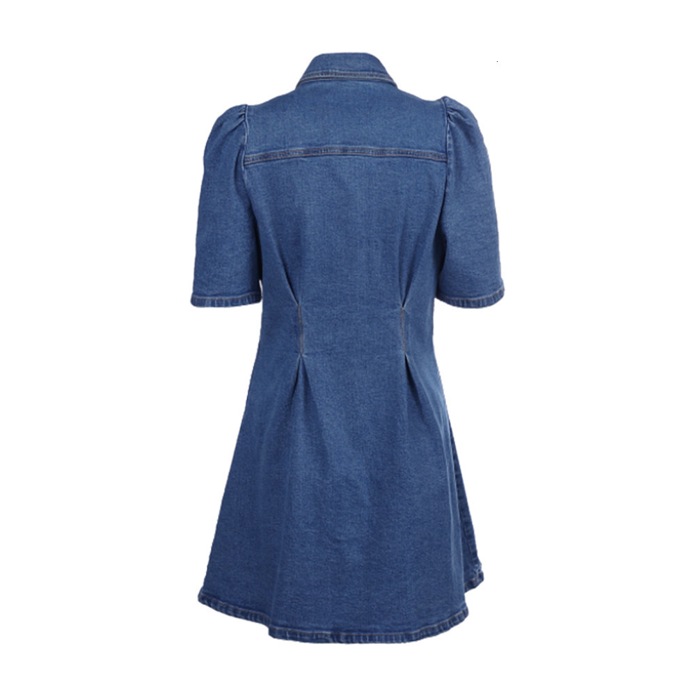 

Casual Dresses 2021 summers washed ladies jeans ed sexy mature denim es, Blue.