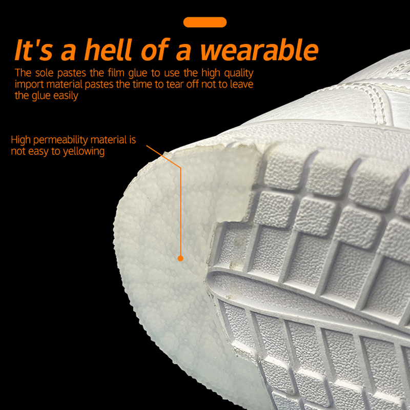 

Wear resistant heel shoes with anti slip sole and customized protective film For AJ AF Blazer 1970s Vance