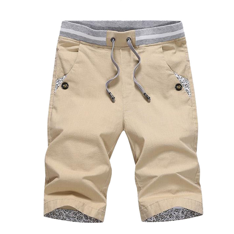 

Mens Summer Fashion Khaki Shorts Street Trend Sportswear Lightweight and Breathable Fitness Pants Casual Loose Beach Trackpants