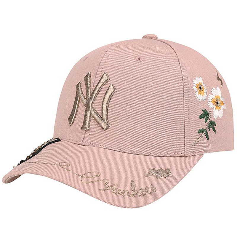 

Hat female xia han edition fashion bee baseball cap popular logo embroidery lovers duck tongue male children the sun hat