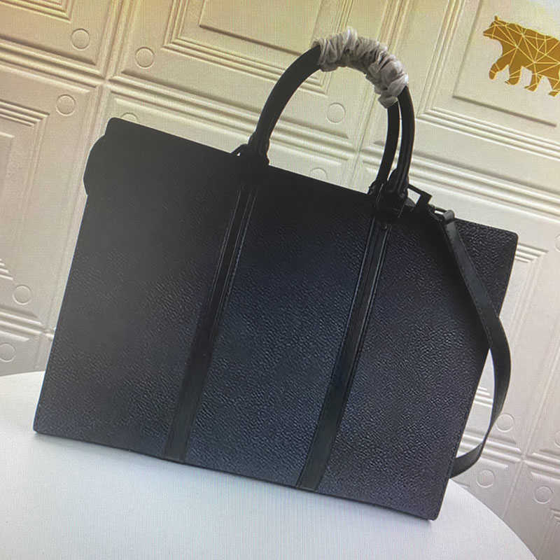 

Women Luxurys Designers Bags 2021 crossbody SAC PLAT HORIZONTAL ZIPPE Briefcase Cross Body Handbag Fashion Shoulder Leather Laptop Computer 45265, Black flower