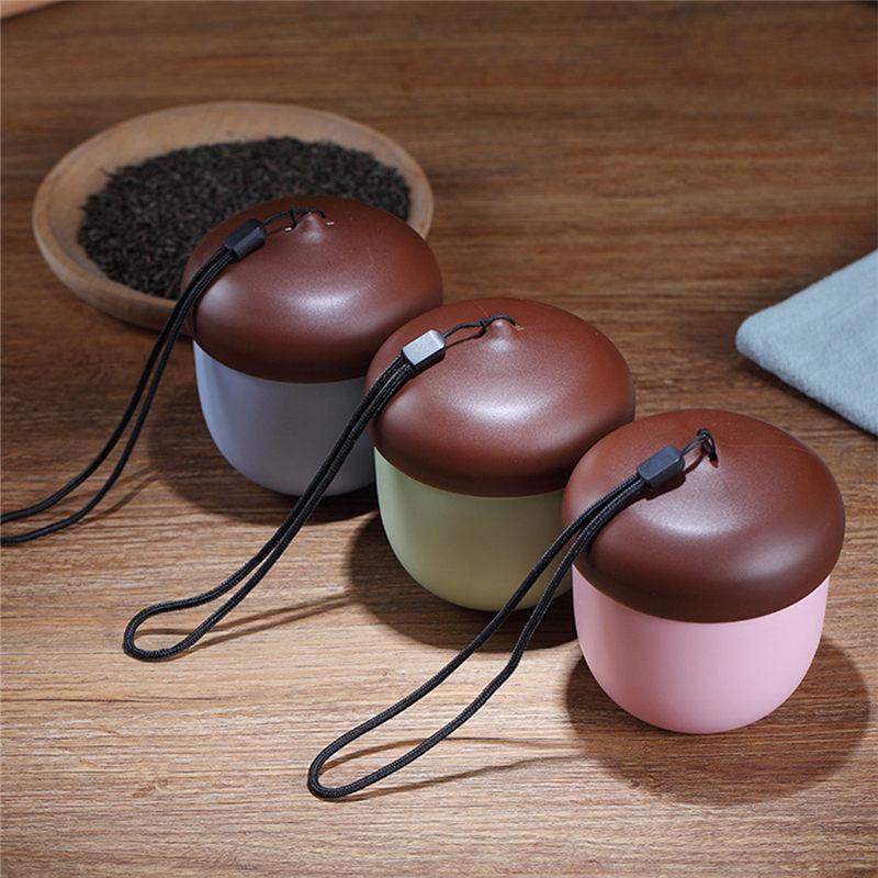 

Mugs Creative Tea Mug Cute Pineal Cup For Kids Portable Plastic Travel With Infuser Rope Kitchen Water Drinkware, Green