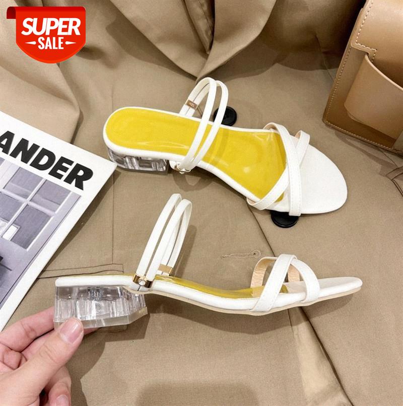 

Women's sandals, one shoe, two wear, word with women shoes Korean style outer wear fashion shallow mouth #Bi3e, Black