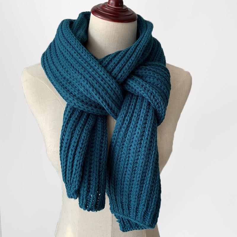 

Scarves Scienwear 2021 Yarn Wool Scarf Women And Mens Winter Warm Cappa Opera Cape Wraps Tippet Thick Length 180cm Fashion