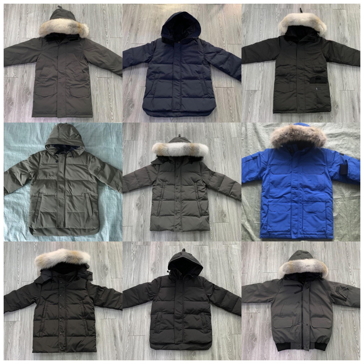

2021 New Men Winter Down Bomber Jackets Thicken White Wolf Fur Fluffy hoodie hoodies Coat Manteau Outdoor Clssic Good Quality Male Windproof, Black