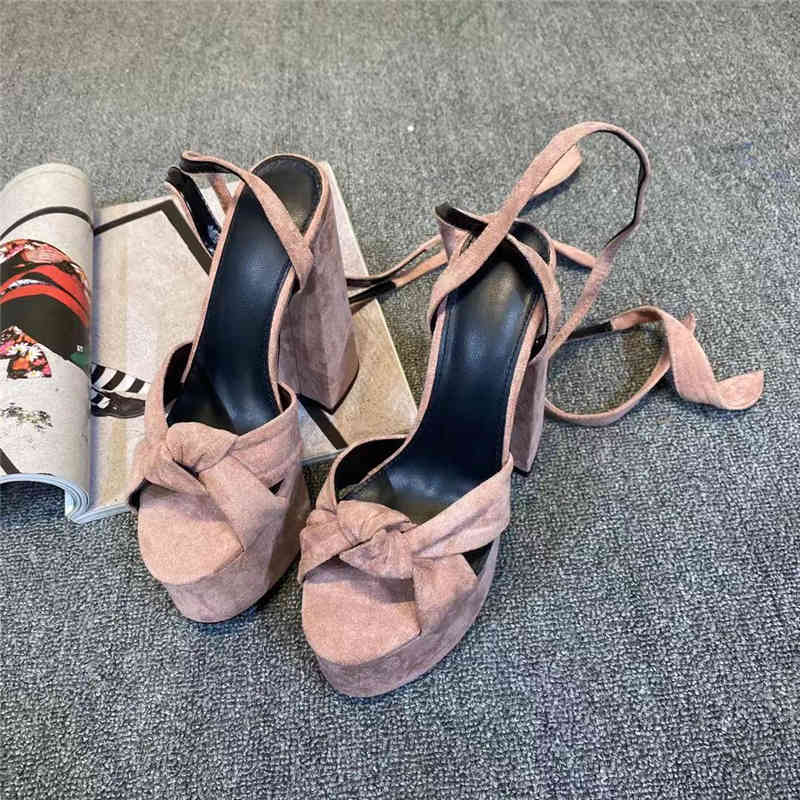 

dress shoes catwalk women's summer chunky heels platform butterfly knot peep toe sandals high bow love party 34-43 7b90, Black