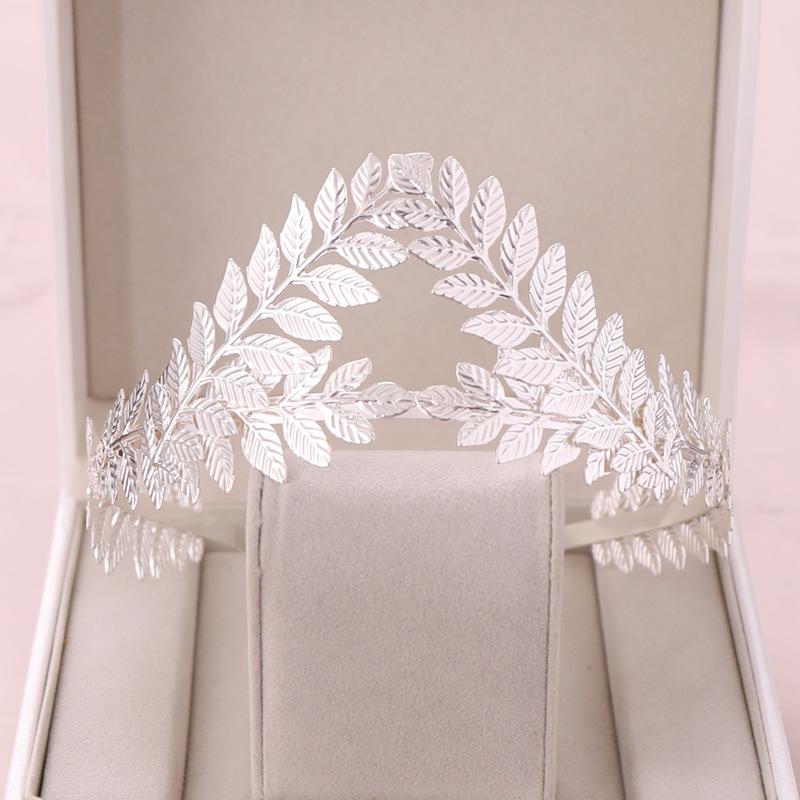 

Hair Clips & Barrettes 2021 Luxury Crown Creative Bridal Headpiece WeddingTiaras Decoration Retro Leaves Shape Band Accessories