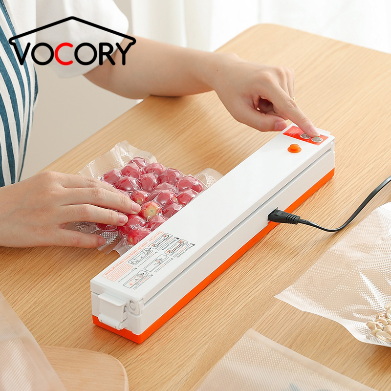 

Vacuum Sealer Packaging Machine Household Food Film Sealer Vacuum Packer Keep Food Fresh 220V/110V FREE GIFT 10pcs Storage Bags