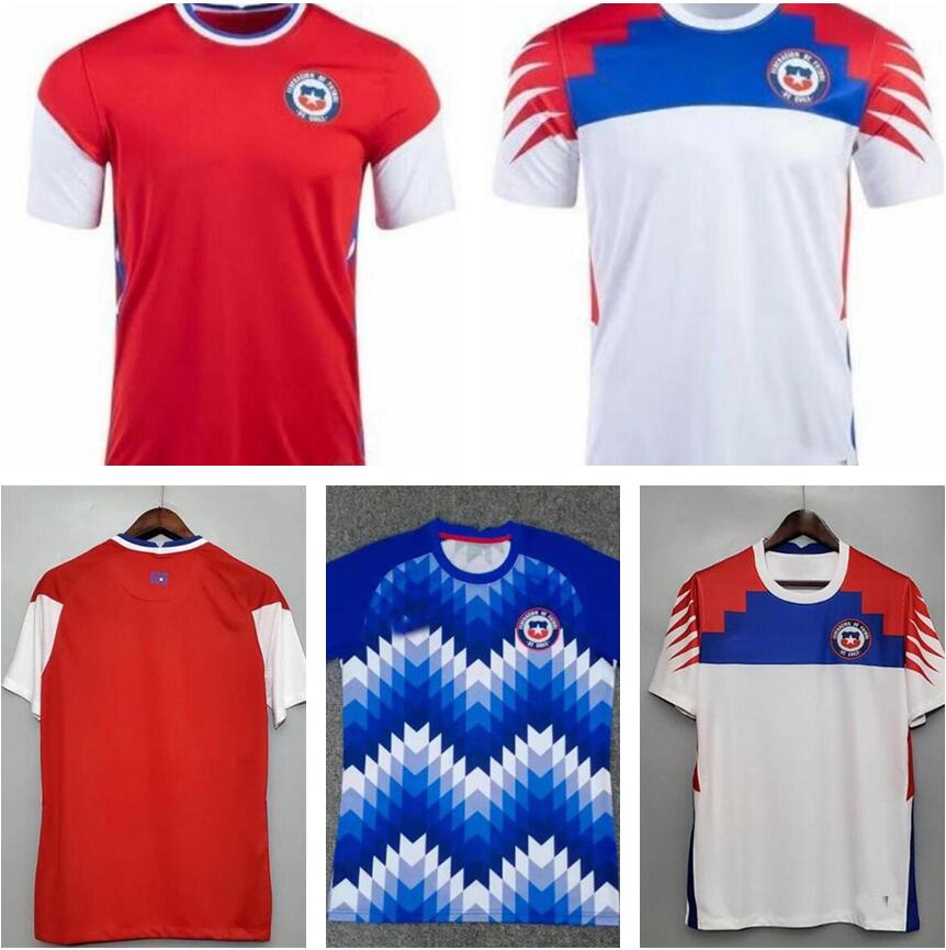 

chile 2021 2022 Copa America soccer jersey home and away Alexis Vidal Vargas Medel 20 21 Pinares camiseta de fútbol national team training football shirts maillots