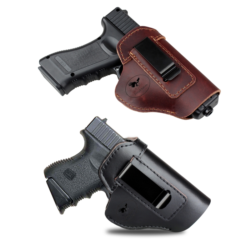 

IWB invisible holster Thick Genuine Leather Fits Most Full Size & Compact Handguns