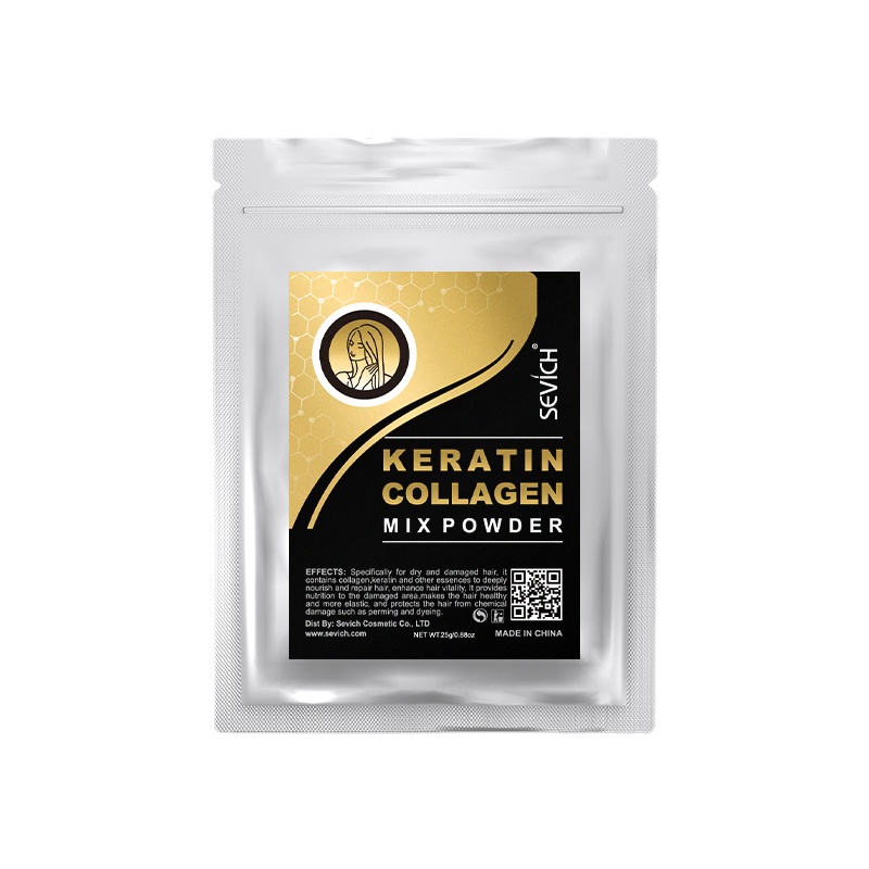 

Keratin Collagen Hair Scalp Mix Powder 25g for Nourishing Smoothing Dry Damaged Hair Repair Treatment Powder Mask