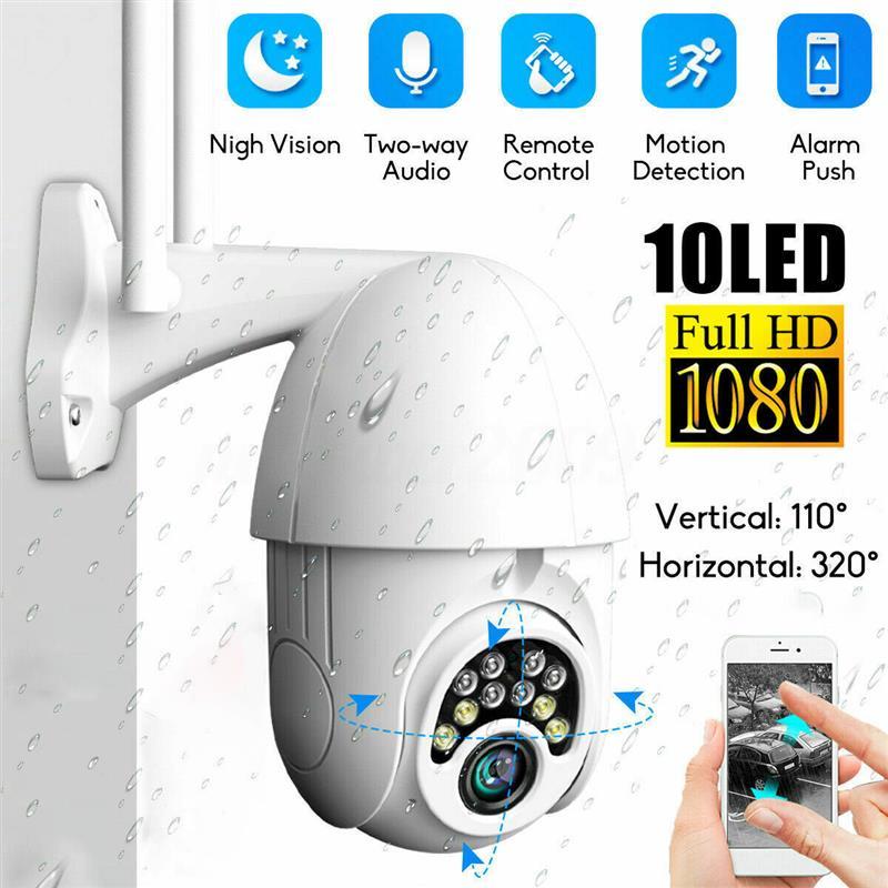 

1080P WI-FI PTZ IP Camera 2MP Wireless Wifi Outdoor Home Security Webcam Night Vision IR CCTV Surveillance Cameras