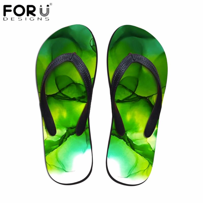 

Slippers FORUDESIGNS 2021 Fashion Flip Flops Woman Summer Slip-on Female Beach Shoes Women Casual House Flats Rubber, Black