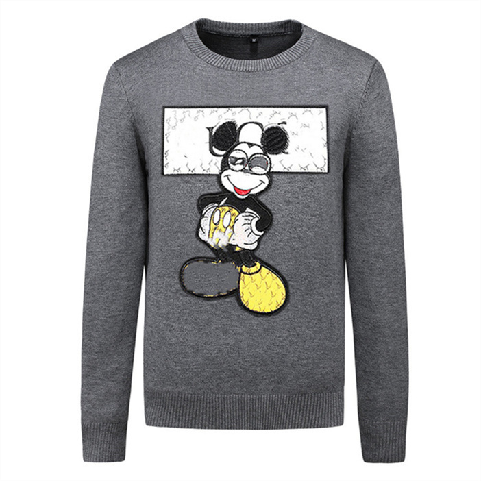 

Fashion autumn winter designer Mens sweater High Quality Long Sleeve Hoodie Hip Hop Sweatshirts Men Women Casual Clothes Sweaters -3XL SW32, White;black