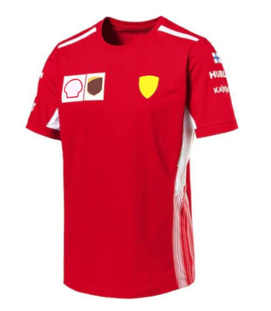 

2021 New F1 Formula One Team T-shirt Short Sleeve Round Neck POLO Shirt Formula Racing Suit Workwear Customized Same Style